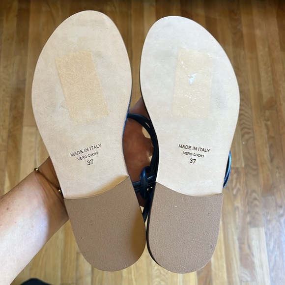 Jamie Haller Knot Sandal Navy Blue - Picture 10 of 10